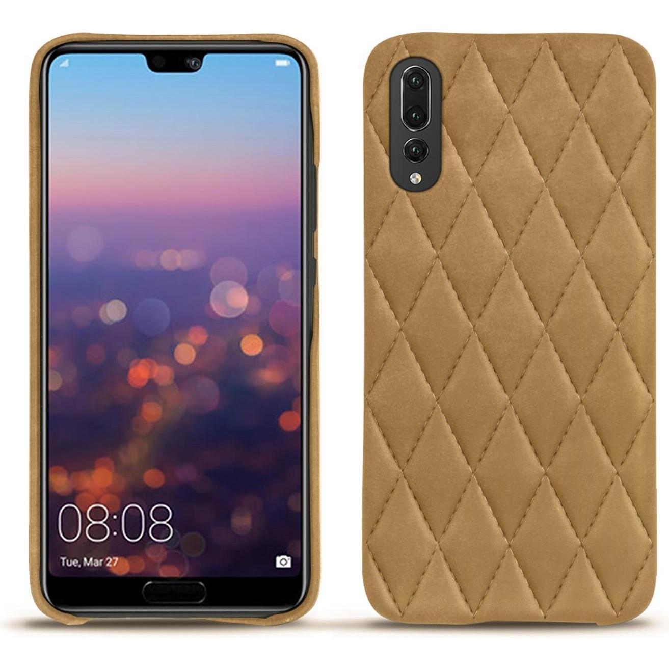 Noreve Lederschutzhülle (Huawei P20 Pro), Smartphone Hülle, Braun
