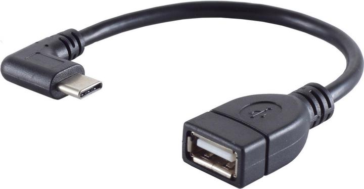 Actual product image Shiverpeaks BS13-20016. cable length: 0.12 m, port 1: USB C, port 2: USB A, USB version: USB 2.0, Maxima (0.12 m, USB 2.0)