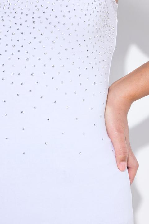 Produktbild Miamoda Top, ärmelloser Slim Fit, Glitzersteinchen, Spitze (50)