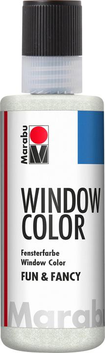 Produktbild Marabu Window Color Fun & Fancy (Glitter-Silber, 80 ml)