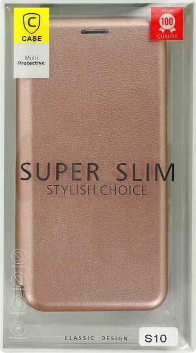Actual product image OEM Samsung Flip Cover for Galaxy S10 rose gold (Samsung Galaxy S10)
