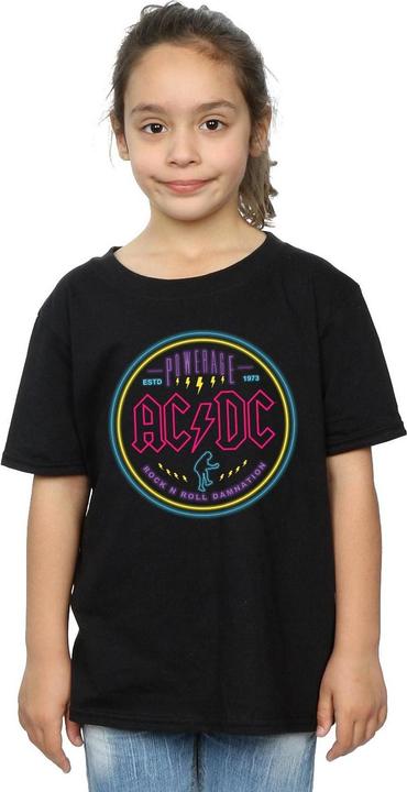 Image du produit AC/DC T-Shirt coton néon Circle pour fille (128)