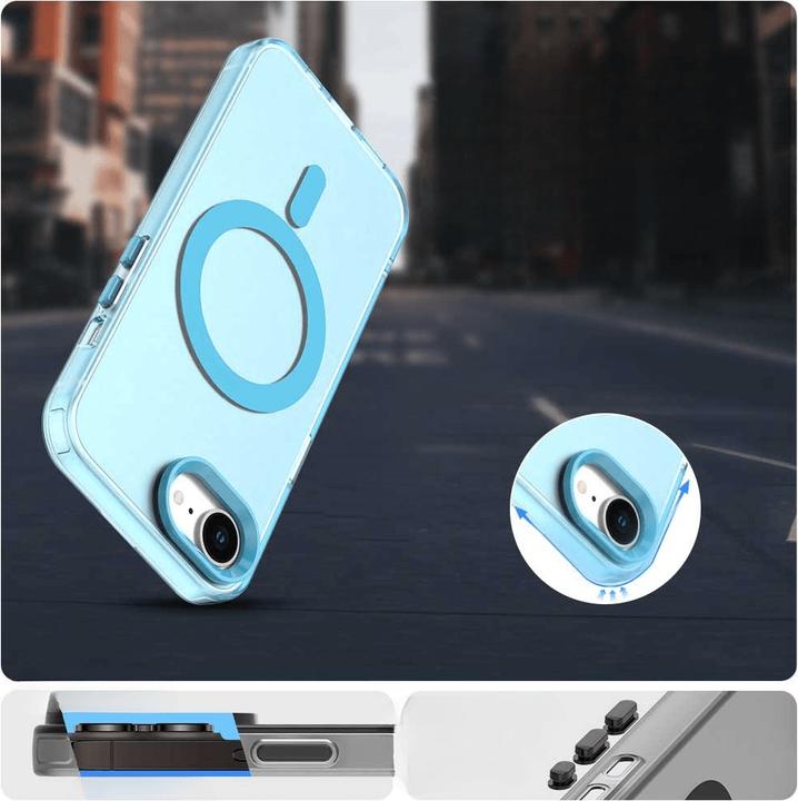 Immagine prodotto Cover-Discount iPhone 16e - Acryl-Handyhülle mit Magnet und Farbakzent (Apple iPhone 16e)