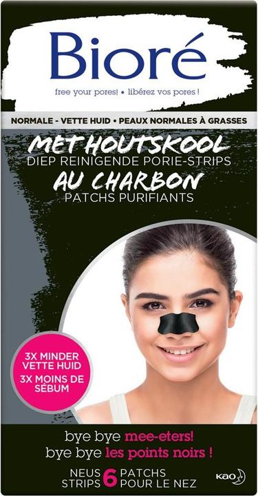 Immagine prodotto Biore Deep Cleansing Pore Strips With Charcoal - Effective Pore Cleansing Strips
