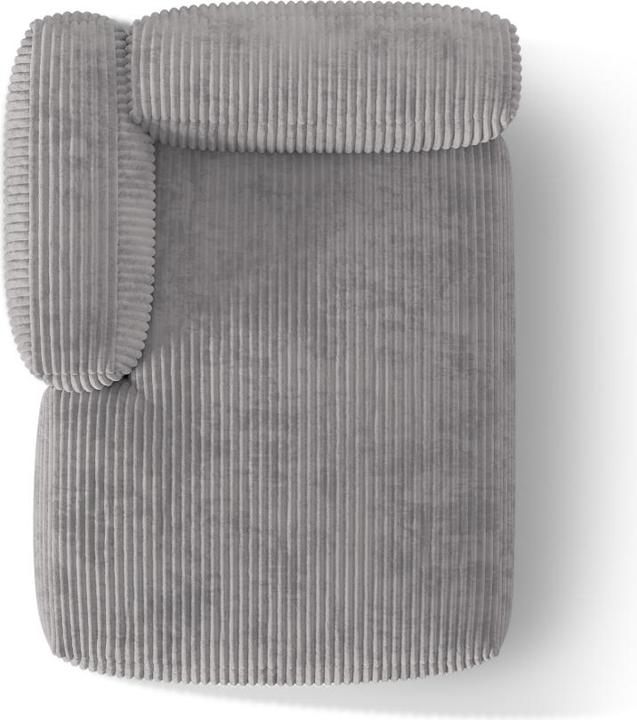 Image du produit Micadoni Chaise longue modulable gauche, "Martina", 1 Place, 176x123x75 Fabriqué en Europe (Recamière)