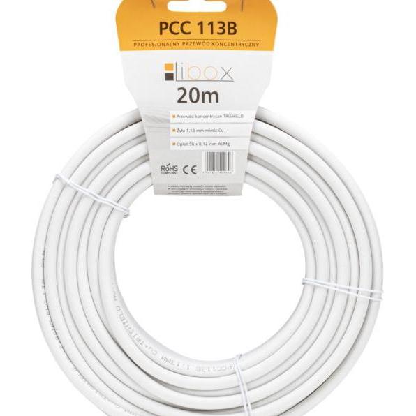 Libox Kabel SAT Coaxial PCC113B /20m (Cavi SAT), Cavo antenna