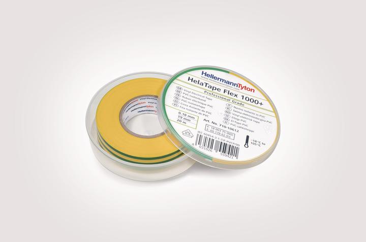 Image du produit HellermannTyton Ruban isolant HelaTape Flex 1000 (19 mm)