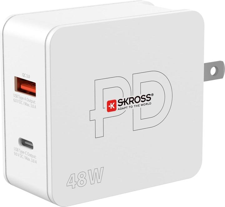 Skross Adaptateur secteur USB Multipower Combo+, US 48 W, 5 V 9 V (48 W, 2 ports)