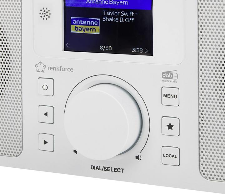 Actual product image Renkforce RF-IRDAB-RETRO1 (DAB+, FM, Bluetooth, Wi-Fi)