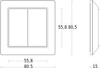 Actual product image Steinel Wireless pushbutton