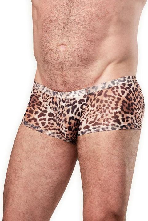 Amorable by Rimba Transparente Leoparden-Shorts (S, M)