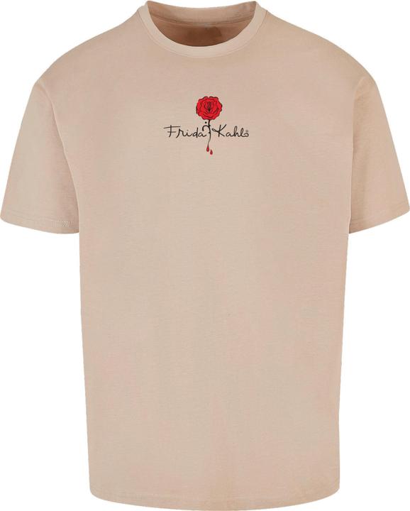Produktbild Merchcode Frida Kahlo - Logo rose Heavy Oversize Tee - 116581 (S)