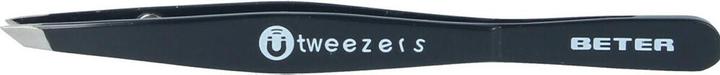 Beter PINZA depilar magnética punta oblicua #negra