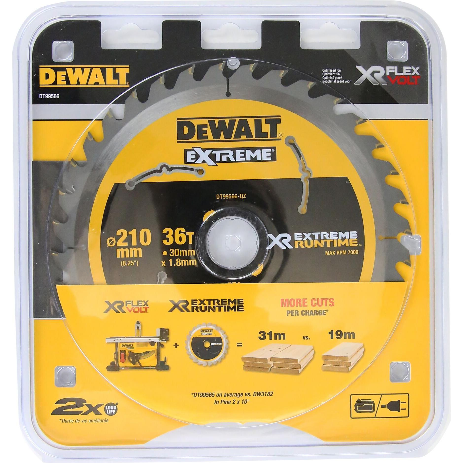 Thumbnail - DeWalt, Sägeblatt, Xtreme Runtime 210mm x 30mm 36T CSB