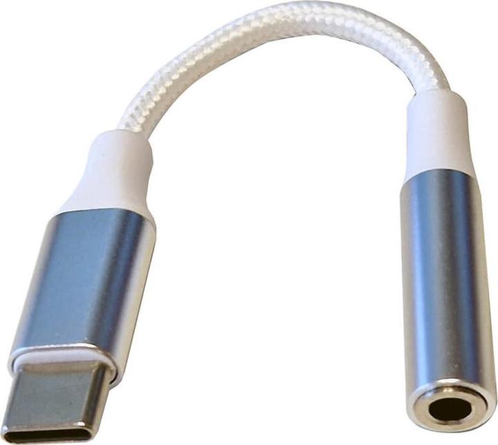 Produktbild Carl GEAR Adapter Audio Weiss USB-C auf 3,5 mm Stereo