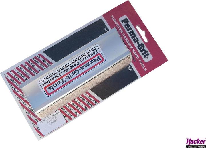 Immagine prodotto Perma-Grit blocchetto di levigatura semicircolare da 140 mm (Grossolano)