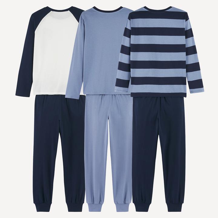 Produktbild La Redoute Collections 3er-Set Jersey-Pyjamas mit Gaming-Print (110)