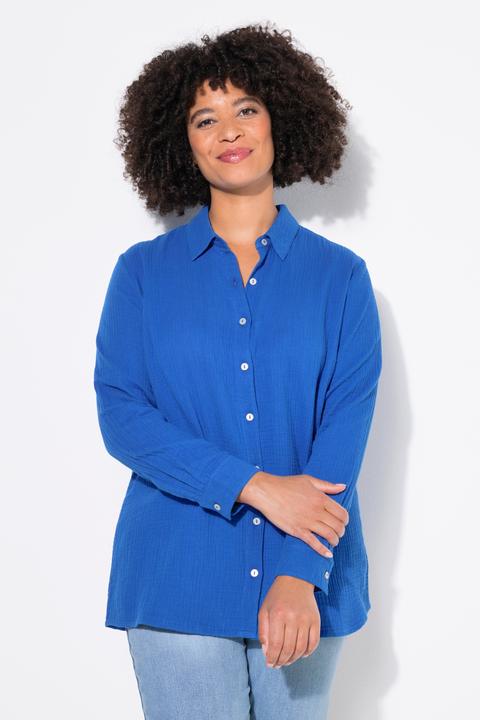 Produktbild Angel of Style Bluse, oversized, Musselin, Langarm (56)