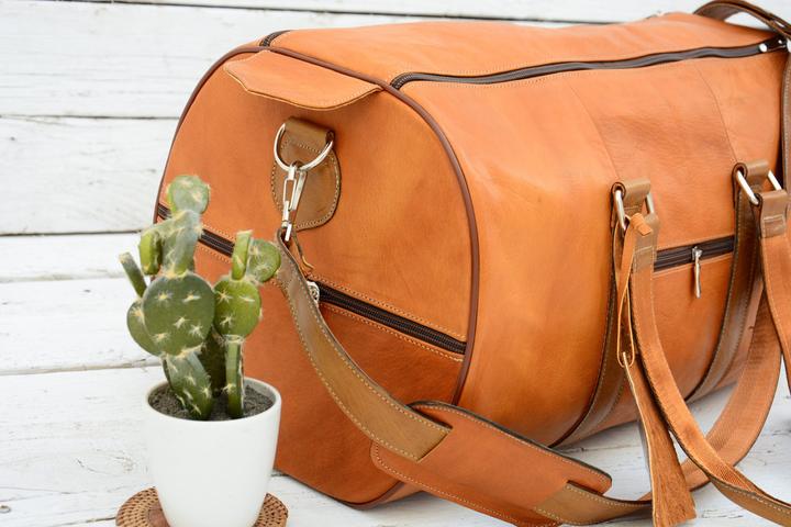 Image du produit Only-Bags.Store Sac de voyage en cuir, sac de voyage Duffle Bag, sac de week-end