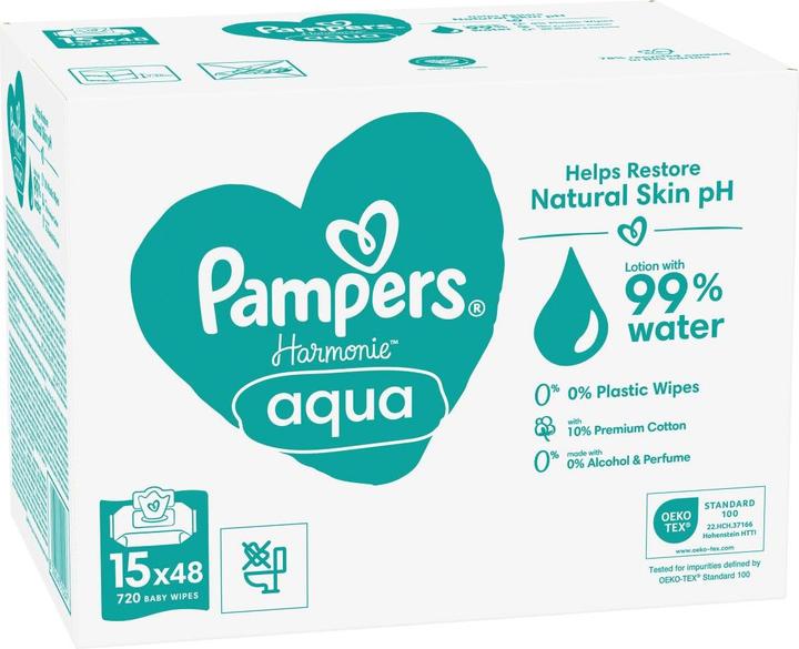 Image du produit Pampers Harmonie Aqua (720 pièce(s))