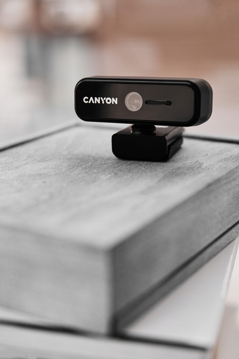 Produktbild Canyon C2N 1080P full HD 2.0Mega fixed focus webcam with USB2.0 connector, 360 degree rotary view sc (2 Mpx)