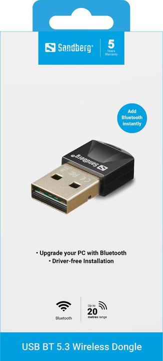 Produktbild Sandberg USB Bluetooth 5.0 Dongle (Empfänger)
