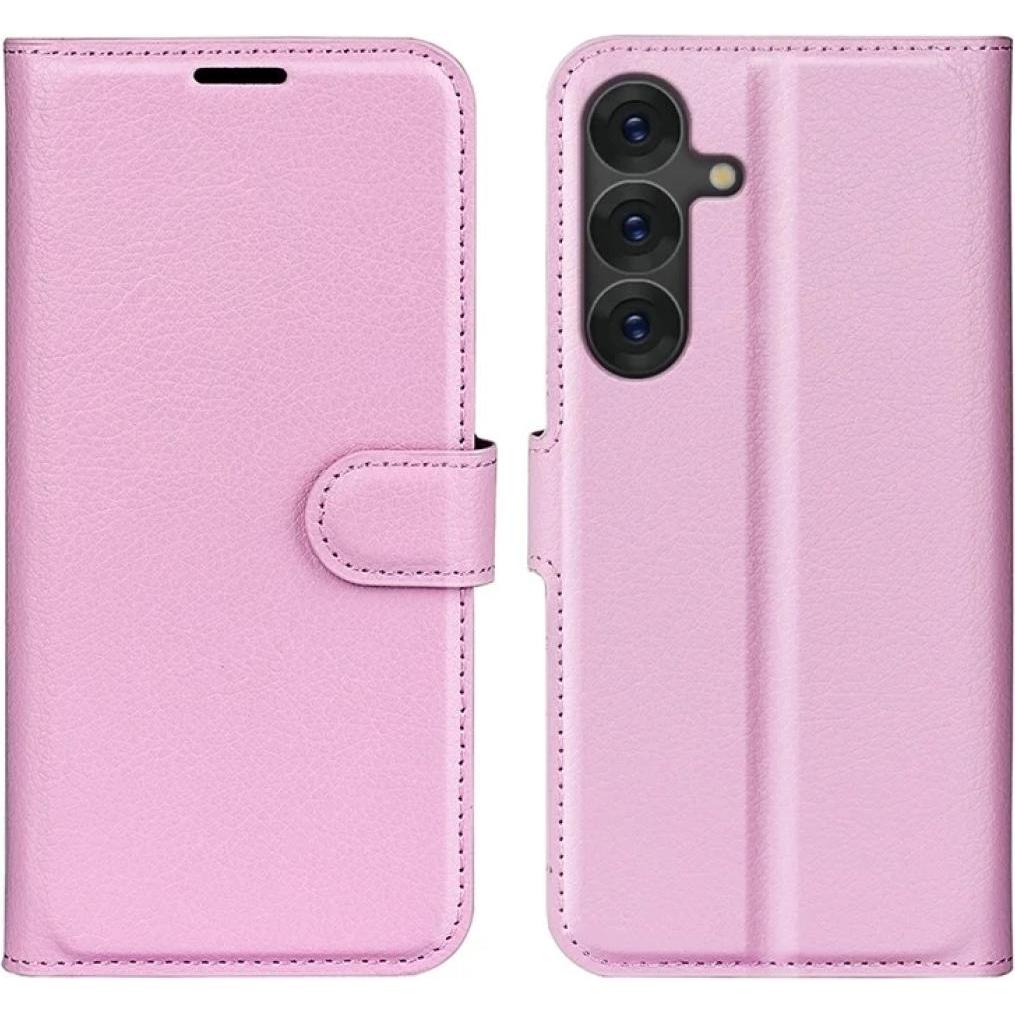 Screenguard Leather Guard Lederhülle (Samsung Galaxy S25+), Smartphone Hülle, Rosa