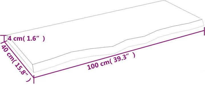 Immagine prodotto VidaXL Gianna (100 x 4 x 40 cm)