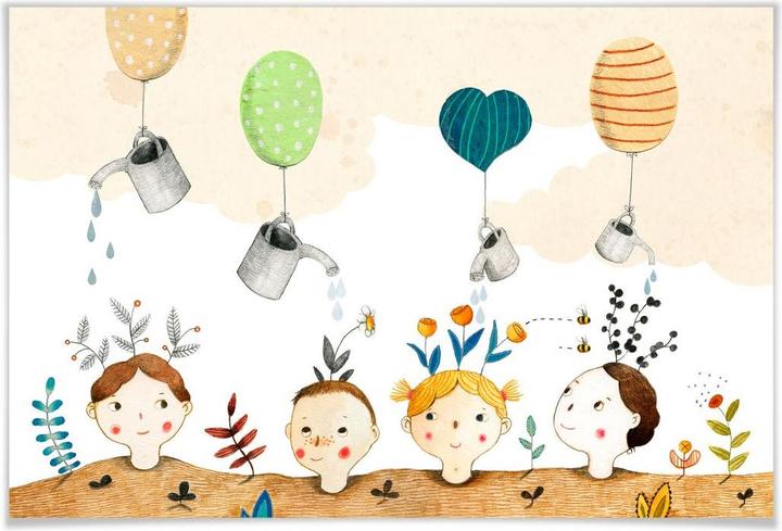 Actual product image Trenddeko Loske - Kindergarten (140 x 90 cm)