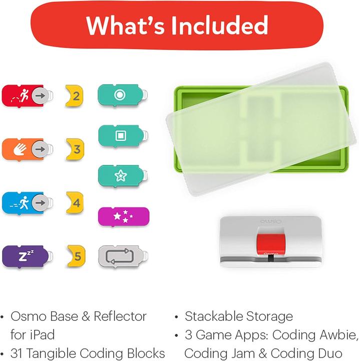 Actual product image Play Osmo Coding Starter Kit for iPad including Osmo base (English, French, 5 - 10 years)