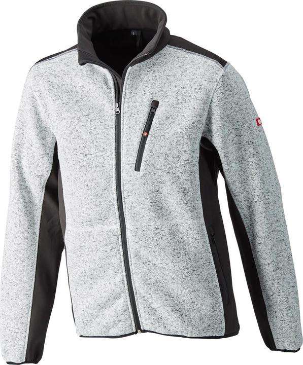 Actual product image Magni FORTIS softshell cardigan size L light grey-black (L)