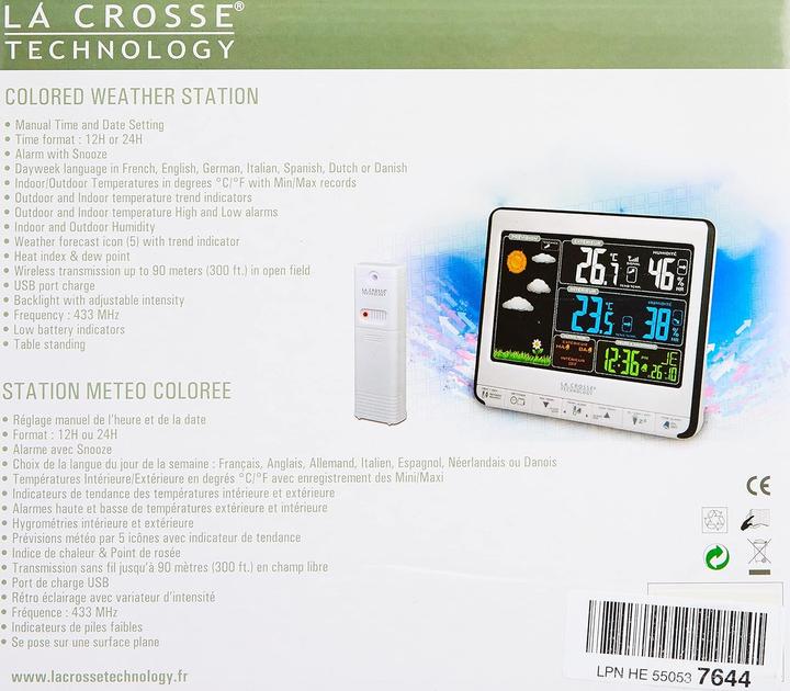 Image du produit La Crosse Technology WS6826WS argent