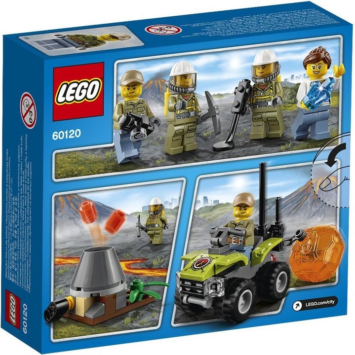 Produktbild LEGO City Vulkan Starter-Set (60120, LEGO City)