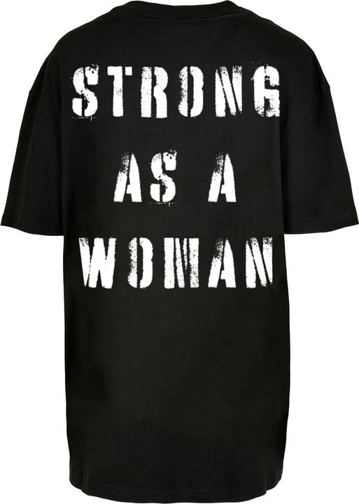 Actual product image Merchcode Ladies WD - Strong As A Woman Oversized Boyfriend Tee - 118349 (L)