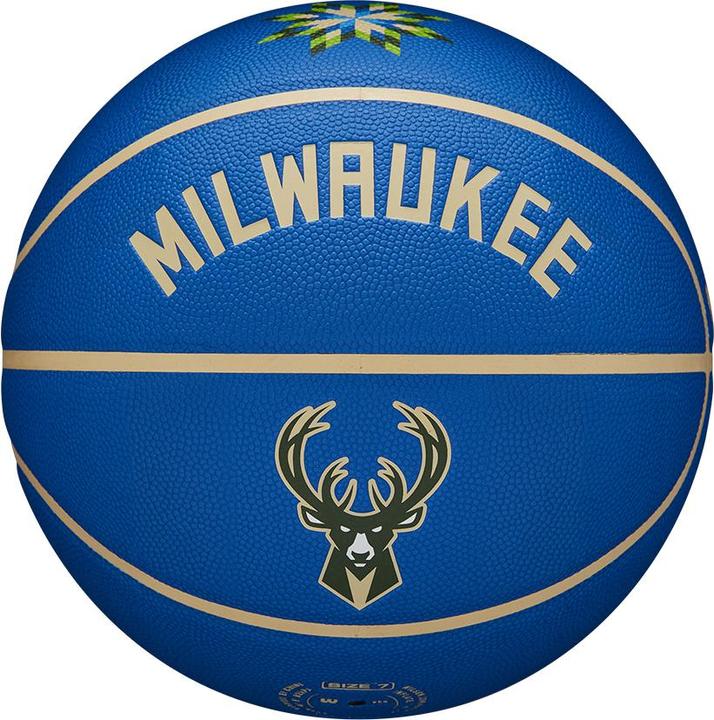 Produktbild Wilson Nba Team City Collector Basketball Milwaukee Bucks (7)