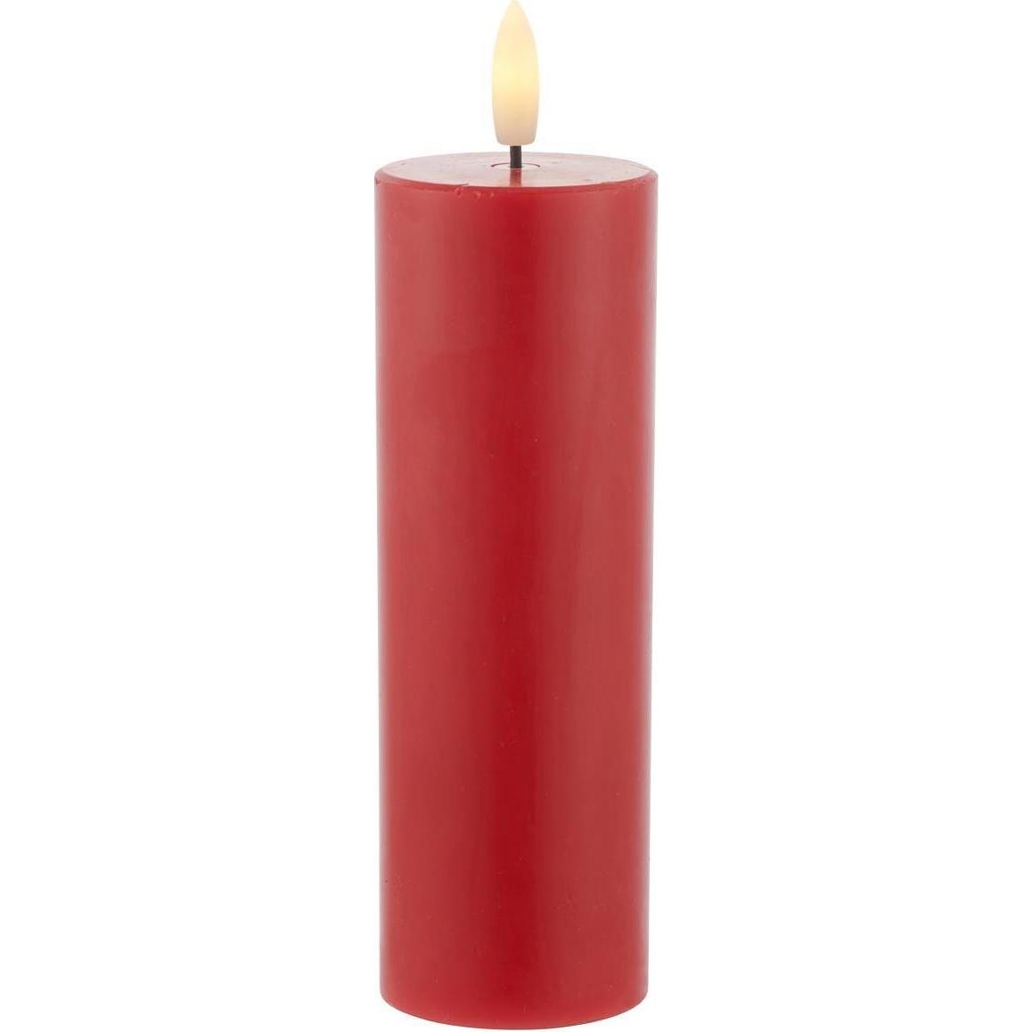 Sirius, LED Kerzen, LED-Kerze Sille Exclusive 5 cm x 15 cm, Rot (1 x)