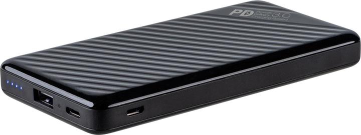 Actual product image Vivanco PBVV10000PDBK Powerbank 10000 mAh Li-Ion USB-C™ Black (10000 mAh, 18 W, 37 Wh)