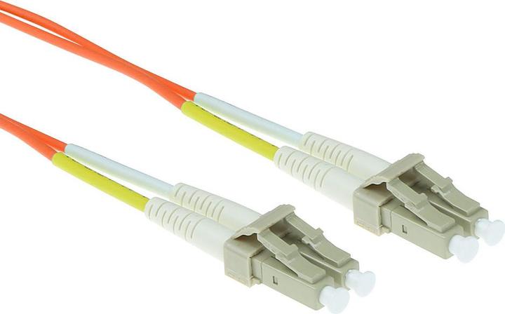 Produktbild ACT 1 meter LSZH Multimode 62.5/125 OM1 fiber patch cable duplex with LC connectors (1 m)