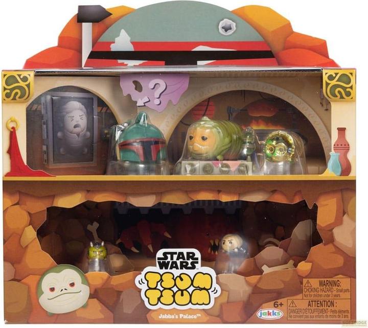 Actual product image Jakks Pacific Disney Tsum Tsum Minifigures Star Wars Jabba's Place Deluxe Set