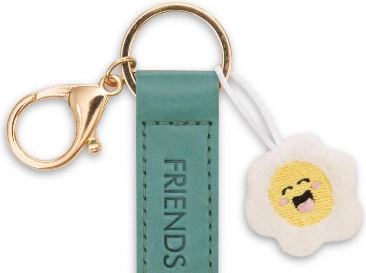 Immagine prodotto Magni NICI Schlüsselanhänger Friends Forever Kunstlederband mit Blume grün 10cm