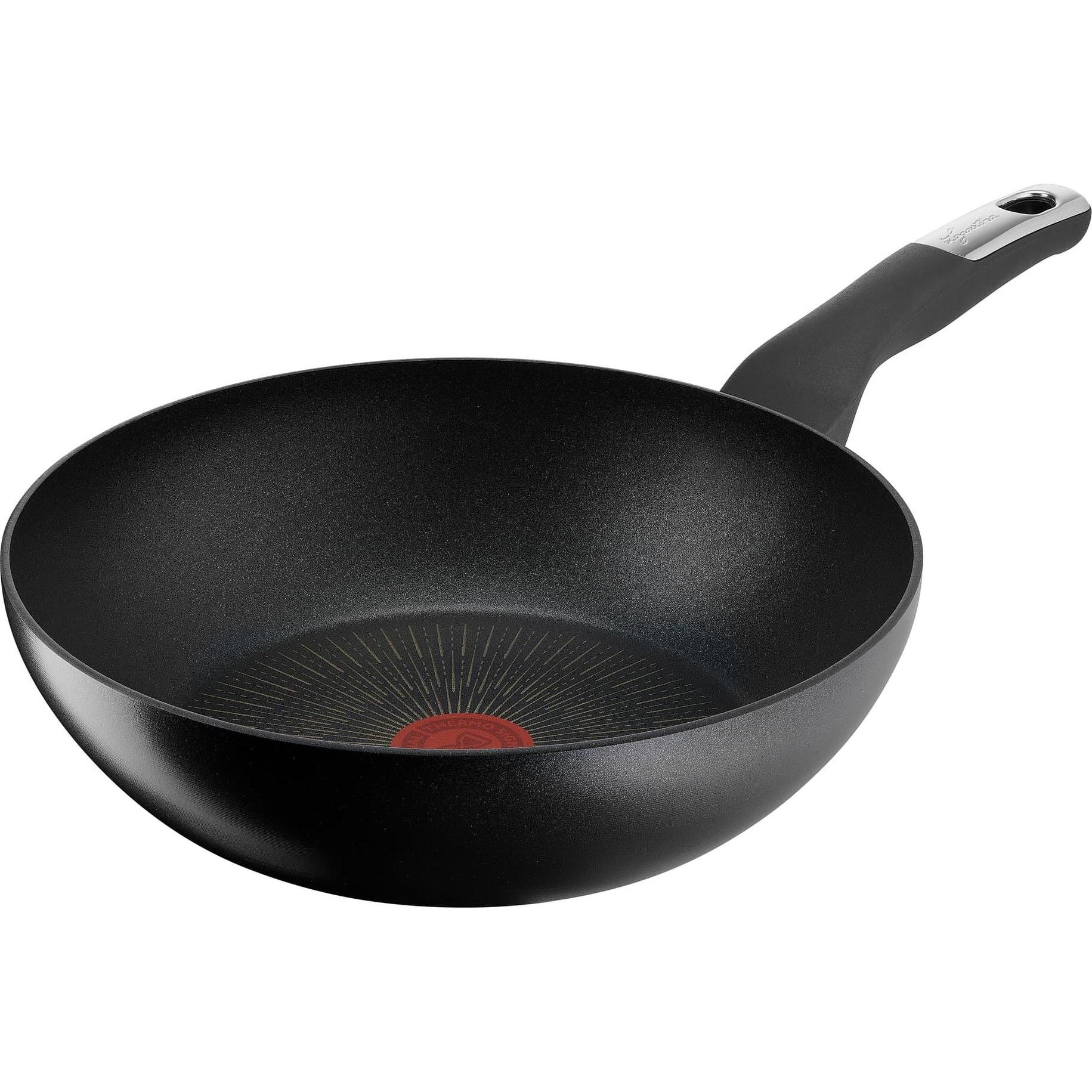 Lagostina Nero Padella 28Cm Unlimited Wok, Padella + Pentola,