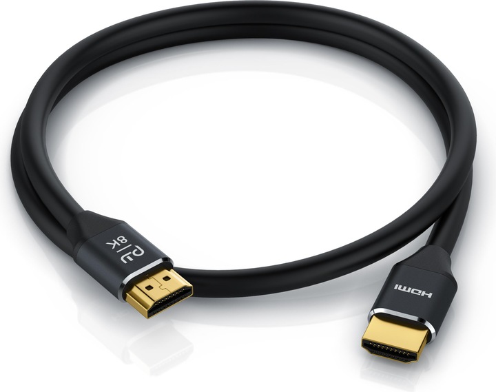 Image du produit Primewire Câble HDMI 2.1, 8K 60 Hz, Premium Ultra HD, haute vitesse 7680 x 4320 @ 120 Hz - 4k @ 240 Hz avec (0.50 m, HDMI)