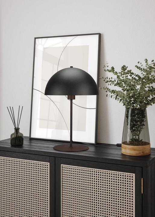 Image du produit Trio Nola lampe de table E27 ⌀30cm noir mat (E27)