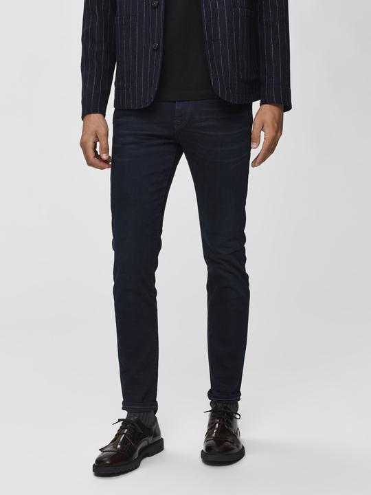 Produktbild Selected Homme 6155 – Superstretch Dunkelblau Slim Fit Jeans (W32/L34)