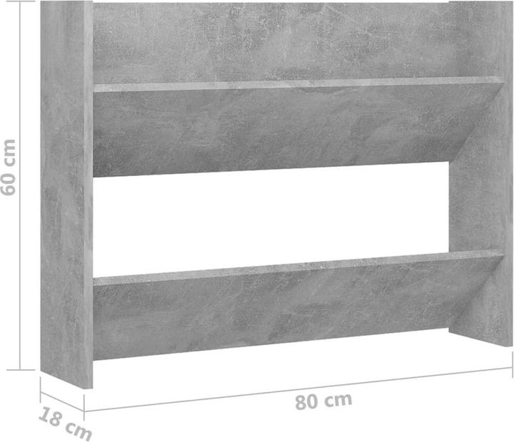 Actual product image vidaXL Nathan (80 x 18 x 60 cm)