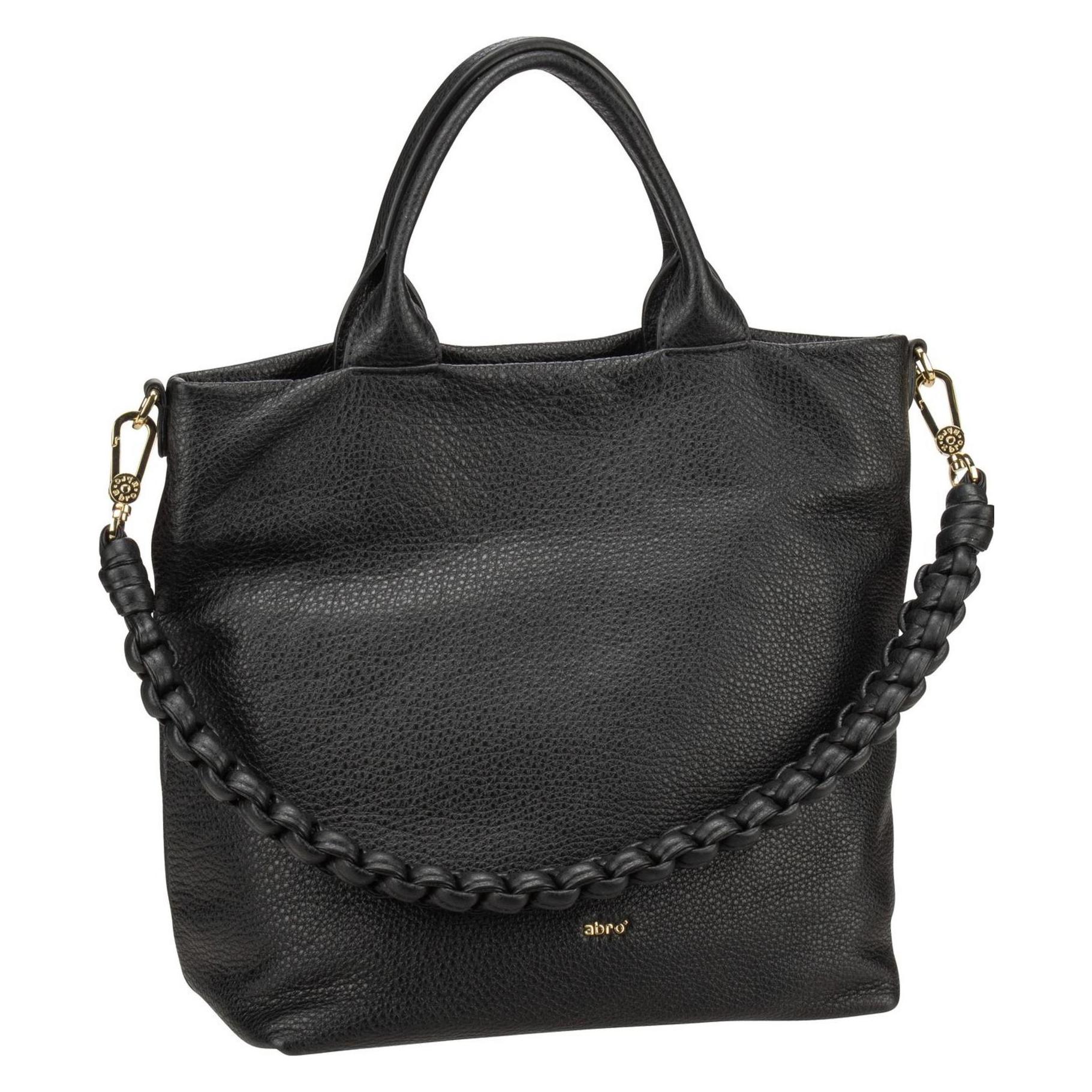 Abro, Damen, Tasche, Handtasche Kaia 29928, Schwarz