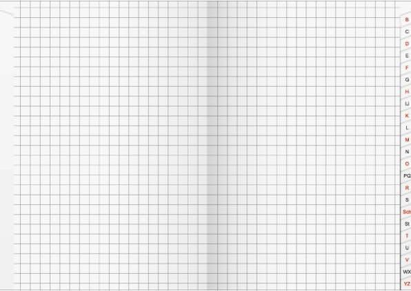 Image du produit König & Ebhardt Intercalaire DIN A6 quadrillé 70g/m² 96 fls (A6, Quadrillé)