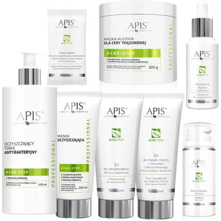Actual product image Apis Natural Cosmetics Apis - Acne-Stop Cleansing Antibacterial Lotion C (Facial cleansing wipes, 500 ml)