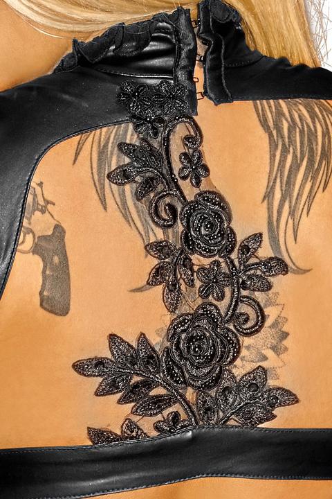 Image du produit Noir Handmade Fleur (M)