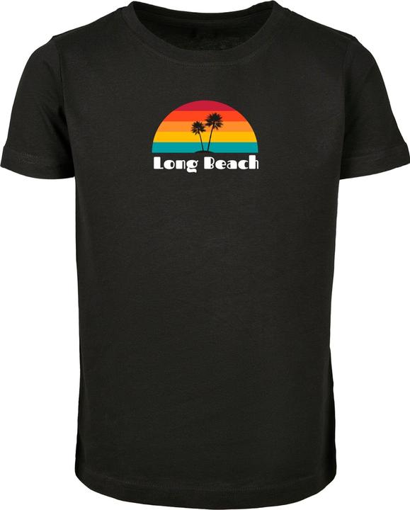 Merchcode Girls Long Beach White Short Sleeve Tee - 174555 (146, 152)